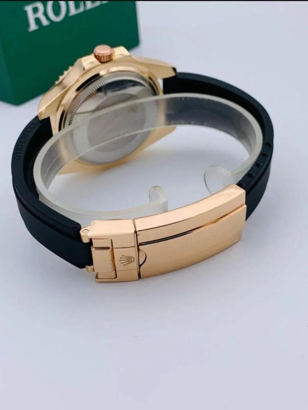 Men's Rolex Submariner Gold Black Watch