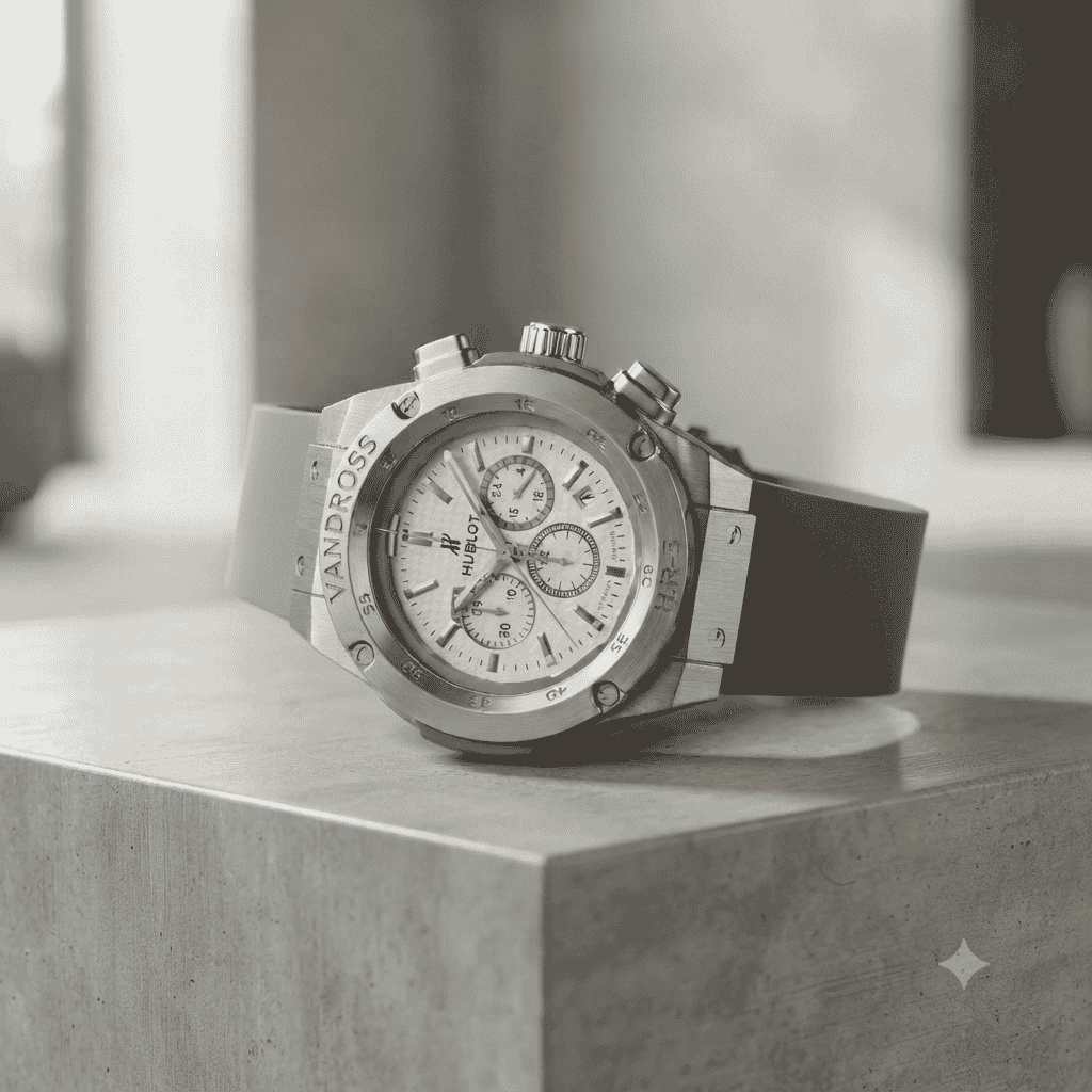 Hublot Style Luxury Chronograph Men's Watch