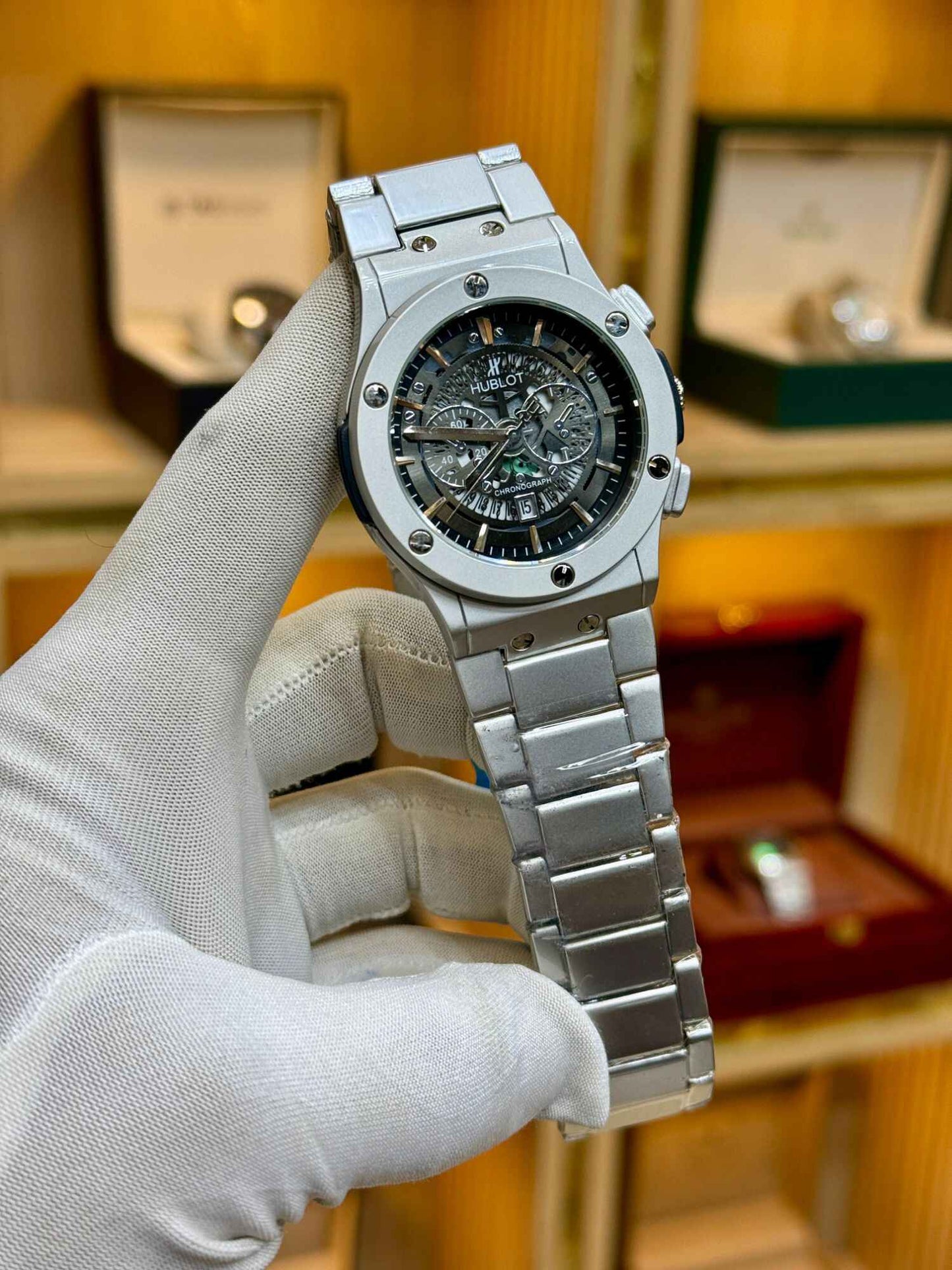 HB spider Brown dial Watch