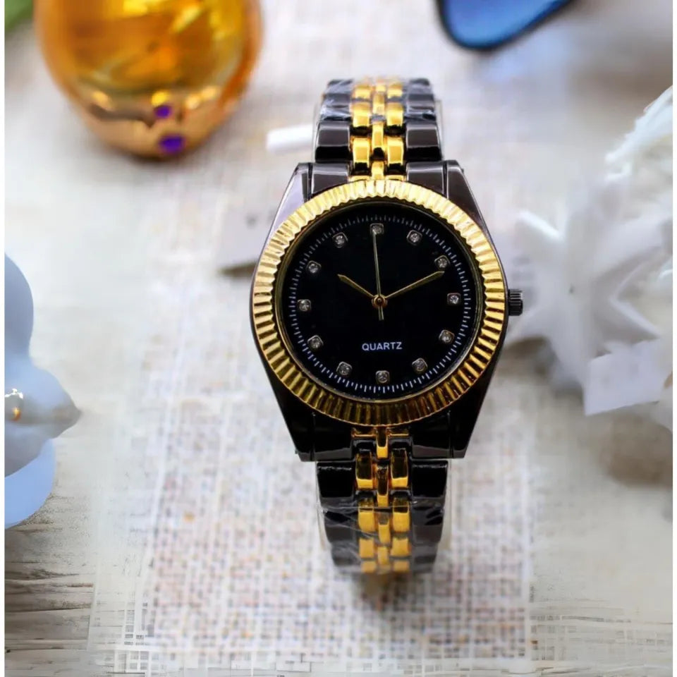 Royal Wrist Elegant Two-Tone Quartz Watch for Men