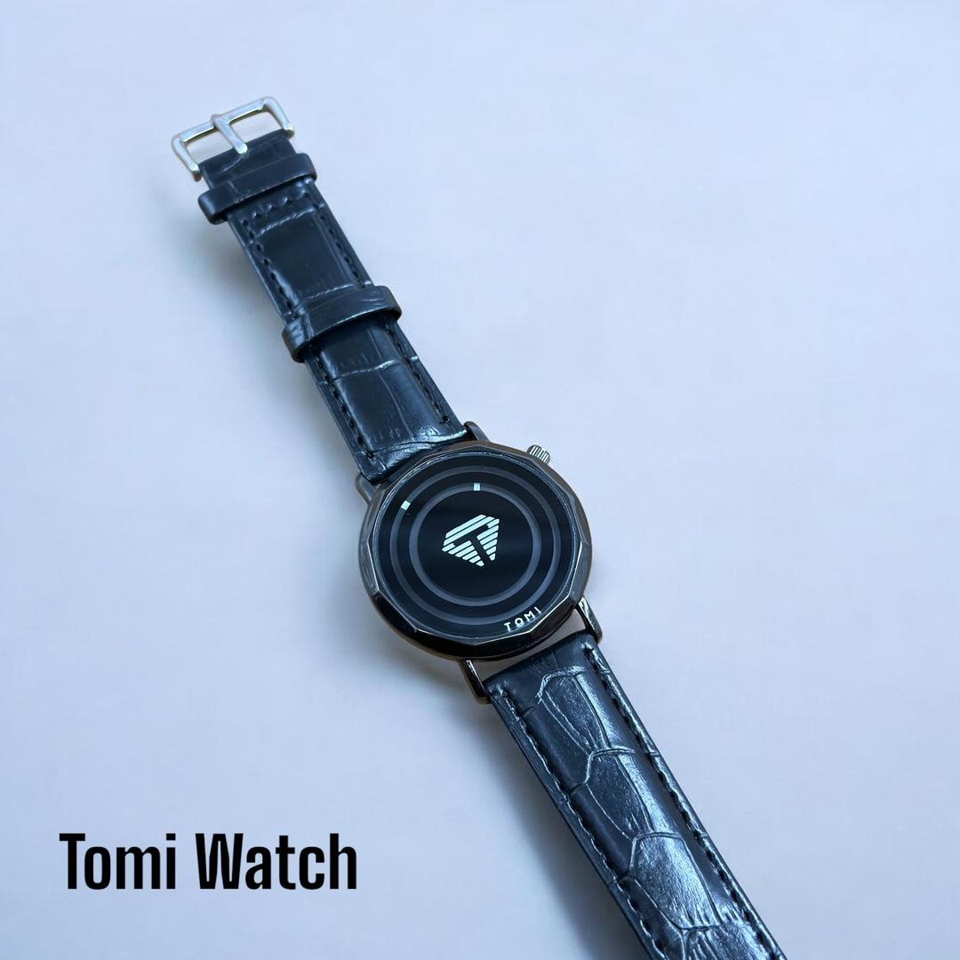 TOMI Premium  Leather Watch - Elegant Men's Wrist Watch