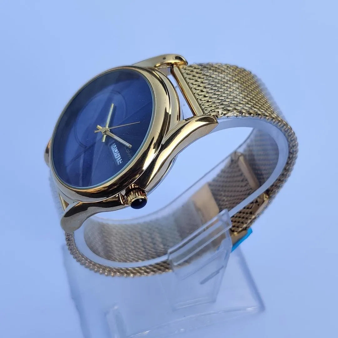 Men's stainless premium chain watch