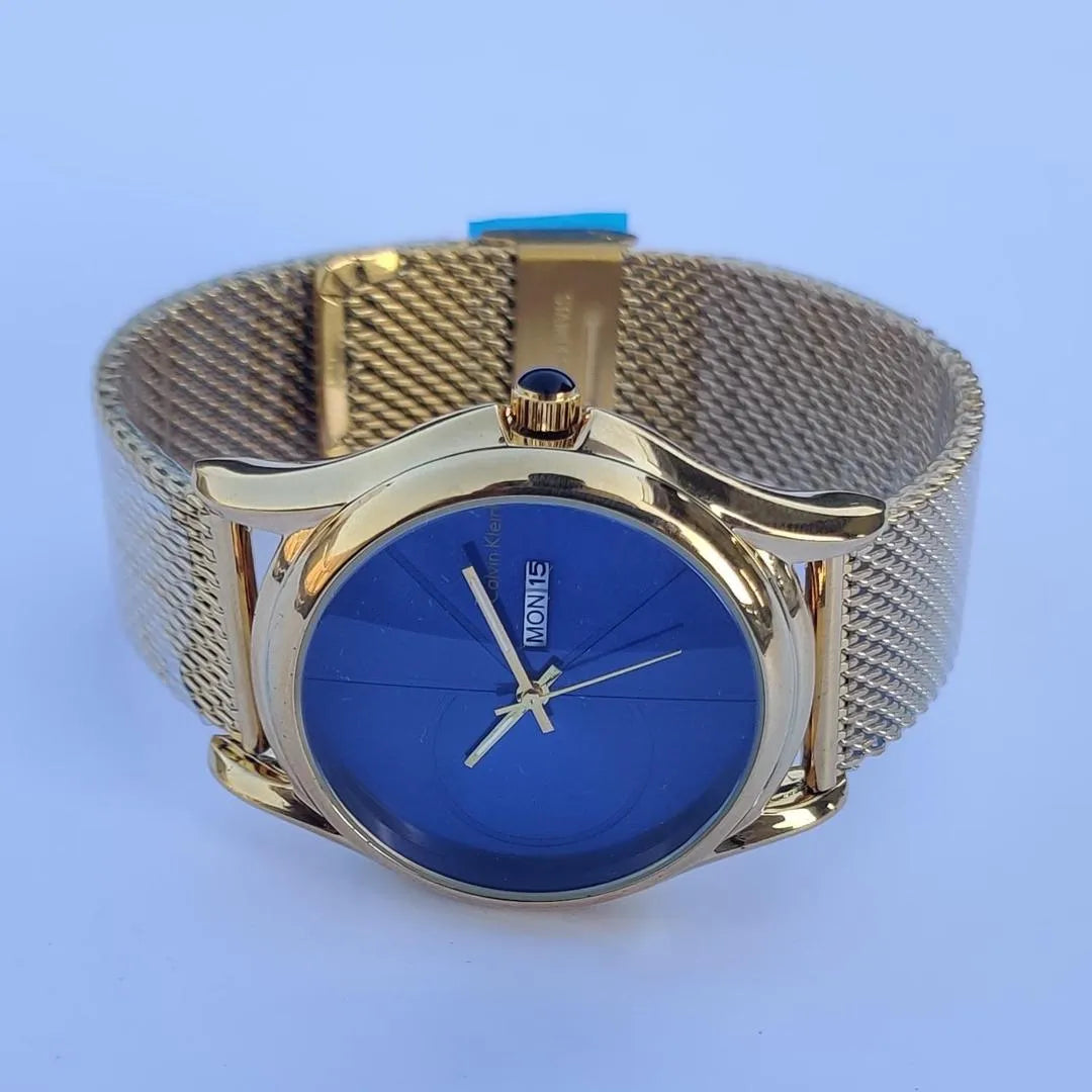 Men's stainless premium chain watch