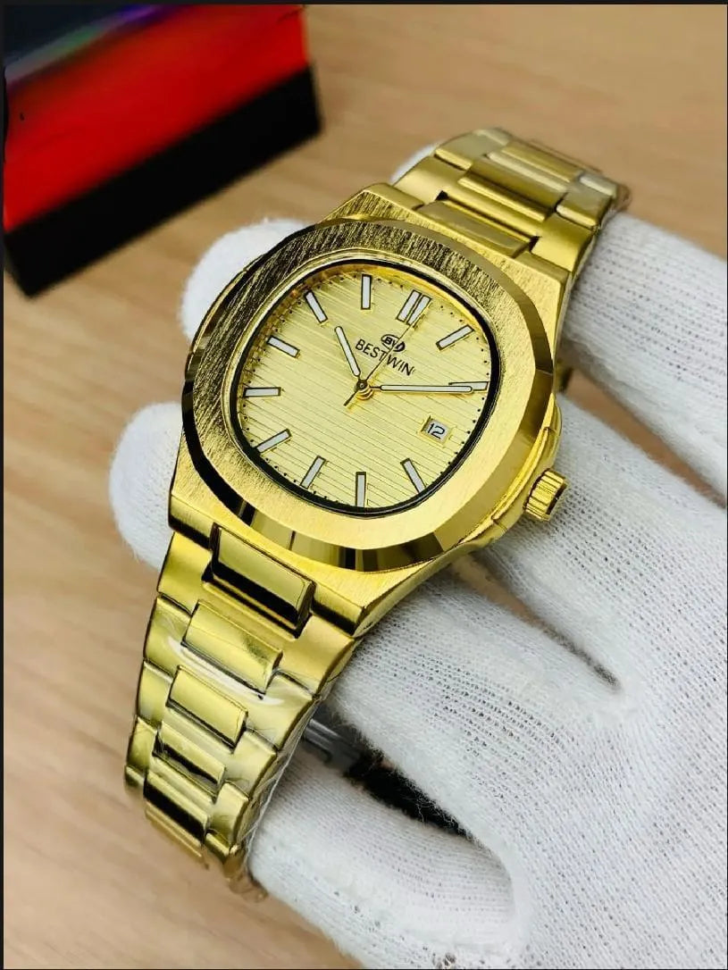Men's Square dial date watch