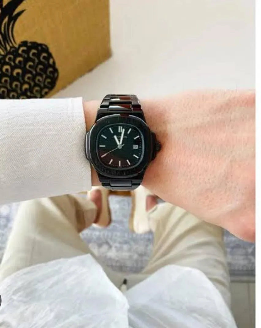 Men's Square dial date watch