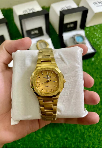 Men's Square dial date watch