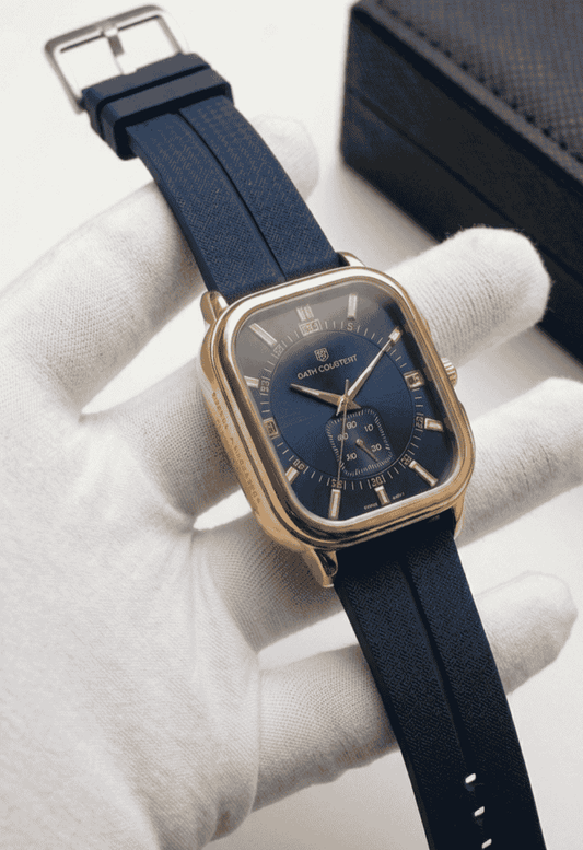 Oath Cougert Navy Blue Magnet Lock Luxury Watch