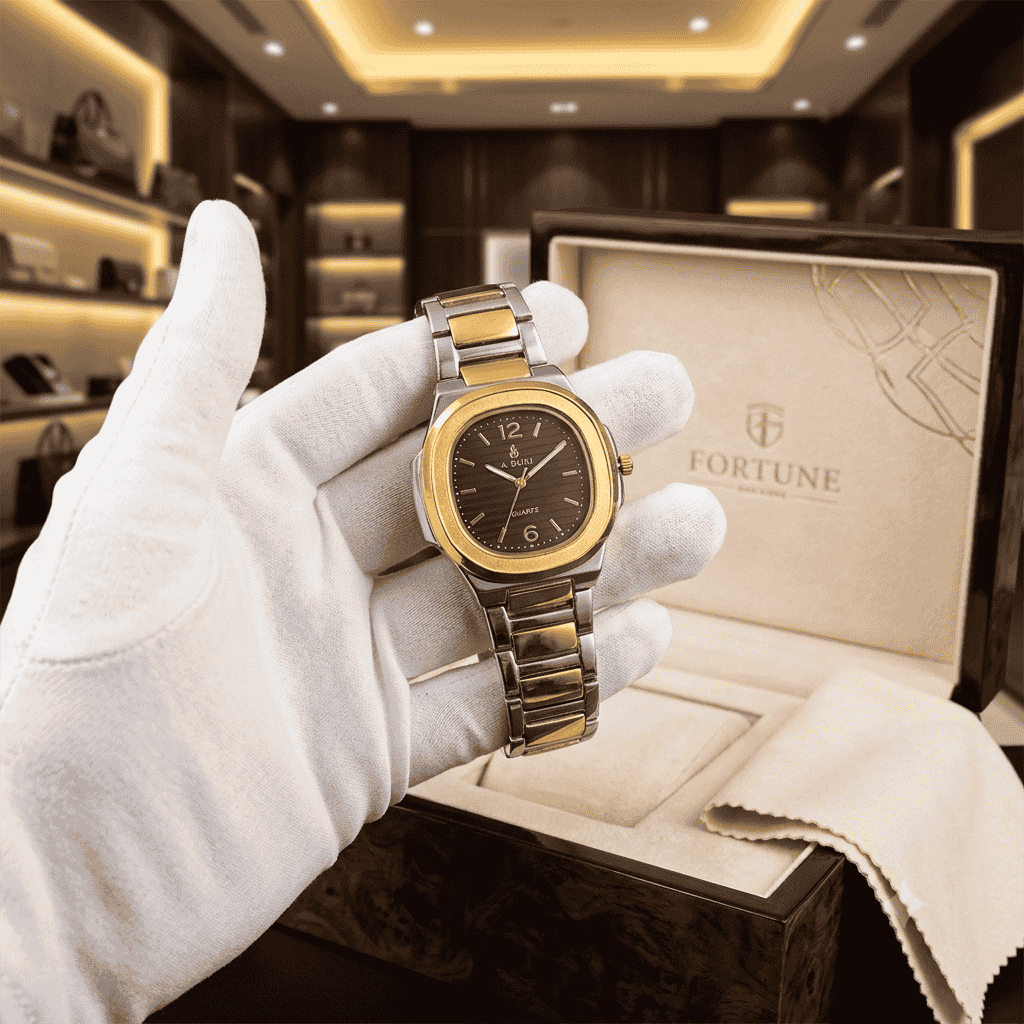 Men's Square Dial Stainless steel Watch