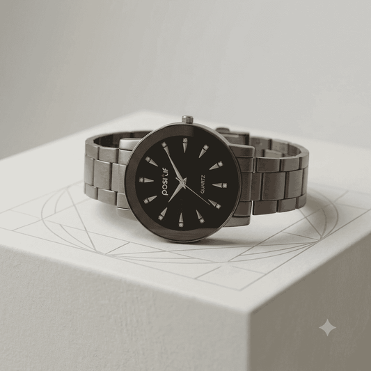 Men's Postif Grey strap chain Watch