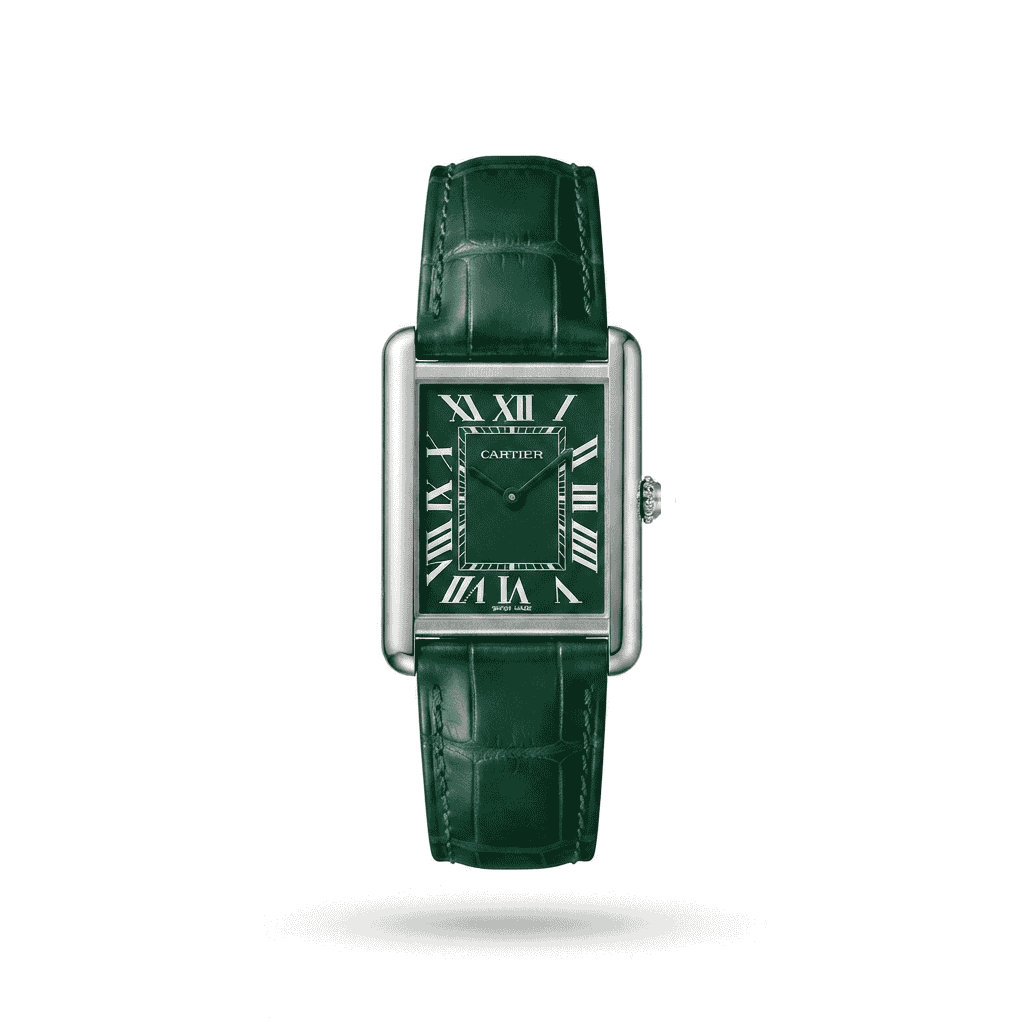 Cartier Tank Classic Luxury Leather Strap Watch
