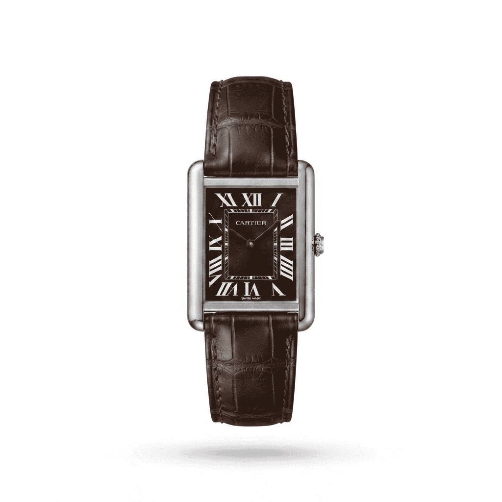 Cartier Tank Classic Luxury Leather Strap Watch