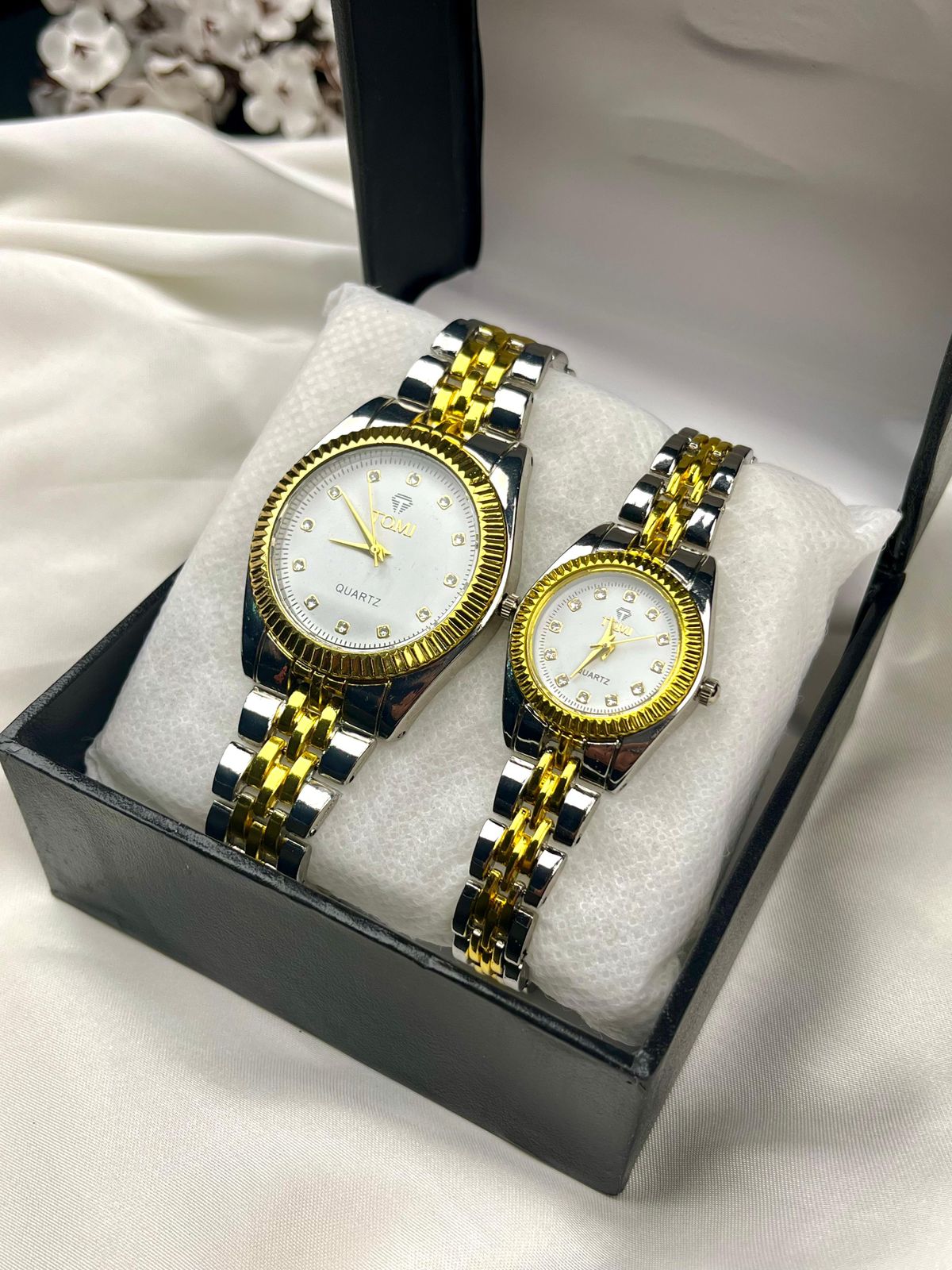 Couple Watch Time One Elegant Watch Set